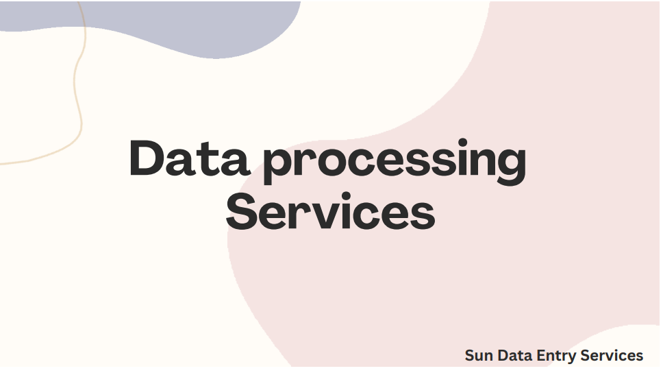 Data processing services