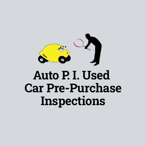 Auto P. I. Used Car Pre-Purchase Inspections